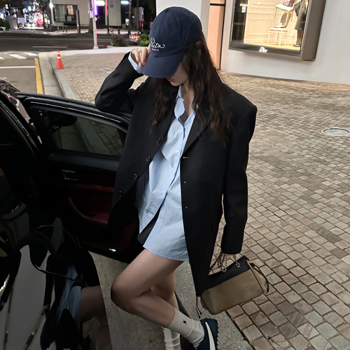 Four button tailored jacket
