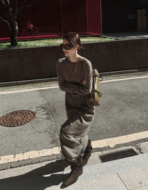 Bleeds wool long knit (wool 100%)