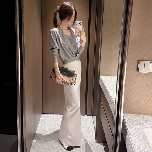Moa slim maxi skirt