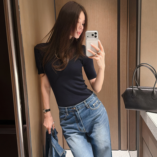 Bay slim wool polar tee