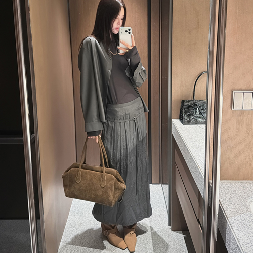 Pino wrinkle skirt
