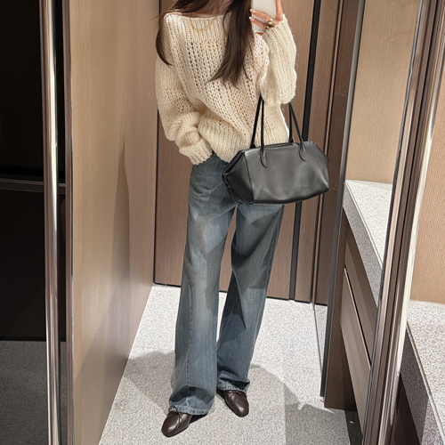 Park curved denim