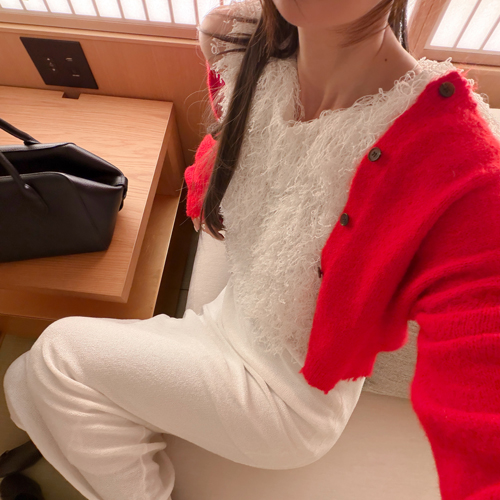 Maple round cardigan