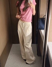 London pleats wrap skirt pants
