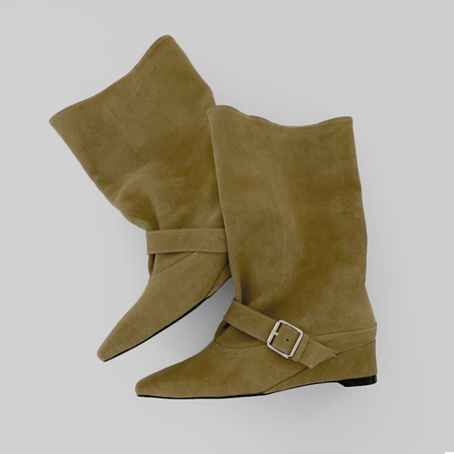 Libre suede buckle boots ♩